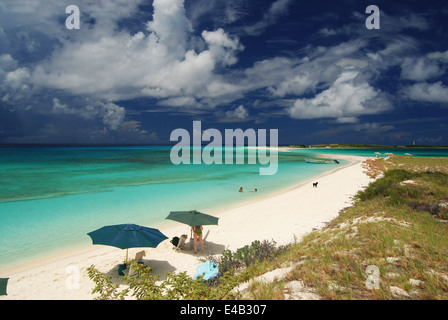 Parc national de l'Archipel de Los Roques, est un magnifique archipel de petites îles coralliennes situées dans la mer des Caraïbes Banque D'Images