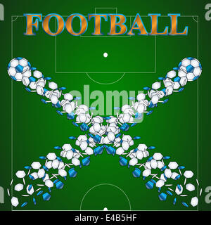 Symbole de football Banque D'Images