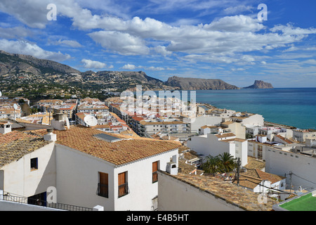 Vue de la ville, Altea, Costa Blanca, Alicante Province, Royaume d'Espagne Banque D'Images