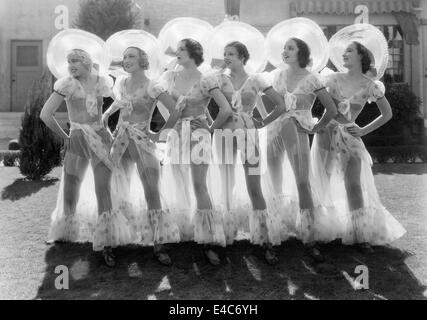 Chorus Girls, Portrait publicitaire pour le film, 'Gold Diggers of 1933', 1933 Banque D'Images