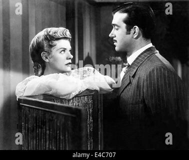 Alice Faye, John Payne, sur-ensemble du film, 'Hello, Frisco, Hello', 1943 Banque D'Images