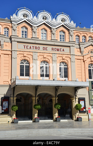 19e siècle el Teatro de Romea (Théâtre Romea), Plaza Julian Romea, Murcie, Région de Murcie, Royaume d'Espagne Banque D'Images