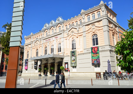 19e siècle el Teatro de Romea (Théâtre Romea), Plaza Julian Romea, Murcie, Région de Murcie, Royaume d'Espagne Banque D'Images