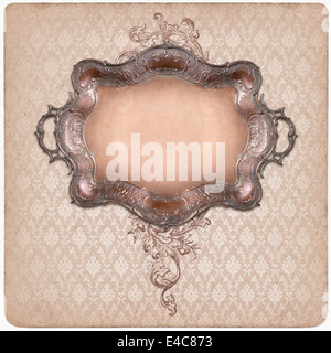 Vintage design avec bac ancien Banque D'Images