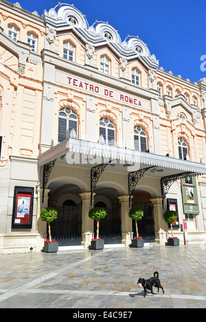 19e siècle el Teatro de Romea (Théâtre Romea), Plaza Julian Romea, Murcie, Région de Murcie, Royaume d'Espagne Banque D'Images