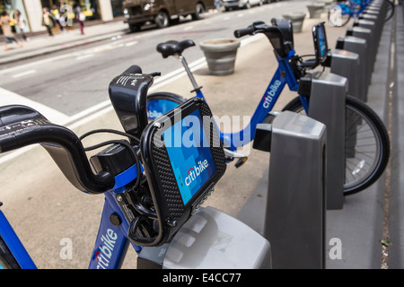 Des vélos sont Citi photo de la gare de New York, NY Banque D'Images