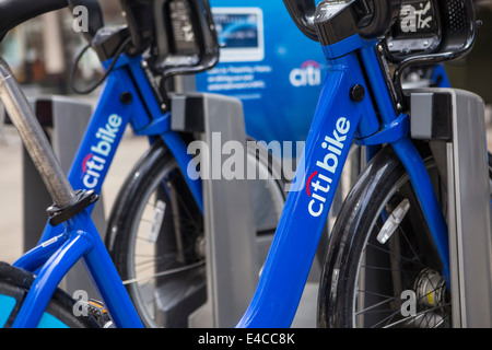 Des vélos sont Citi photo de la gare de New York, NY Banque D'Images