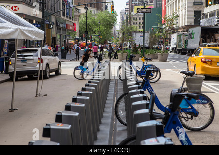 Des vélos sont Citi photo de la gare de New York, NY Banque D'Images