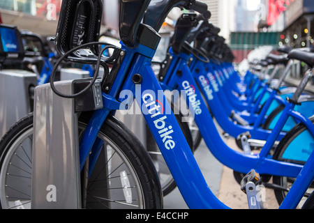 Des vélos sont Citi photo de la gare de New York, NY Banque D'Images