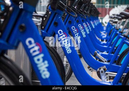 Des vélos sont Citi photo de la gare de New York, NY Banque D'Images