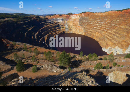 Rio Tinto, Corta Atalaya Rio Tinto, mines, province de Huelva, Andalousie, Espagne Banque D'Images