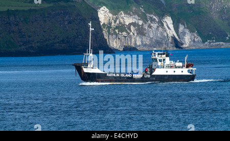 Le traversier de l'île de Rathlin Canna MV Ballycastle Co. Antrim Irlande du Nord Banque D'Images