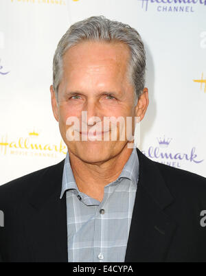 8 juillet 2014 - Los Angeles, Californie, États-Unis - Gregory Harrison qui fréquentent l'Hallmark Channel et marque les films & Mystères TCA Summer Press Tour tenue au Pôlenord Manor à Beverly Hills, Californie le 8 juillet 2014. Crédit Image : 2014(© D. Long/Globe Photos/Zuma sur le fil) Banque D'Images