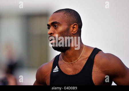 Montreuil, France. 7 juillet, 2014. Tyson Gay - 100m Séance de Montreuil 2014. © Aurélien Meunier/Icon Sport/Cal/ZUMAPRESS.com/Alamy médias Sport Live News Banque D'Images