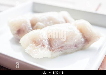 Close up tas de purée de banane avec le remplissage, stock photo Banque D'Images