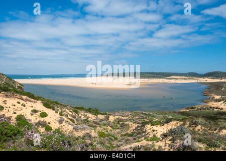 Praia da Bordeira, plage, Costa Vicentina, Algarve, Portugal, Europe Banque D'Images