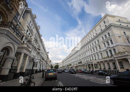 190 The Terrace, une adresse exclusive de très cher maisons dans SW7 , , Londres, Royaume-Uni. Banque D'Images