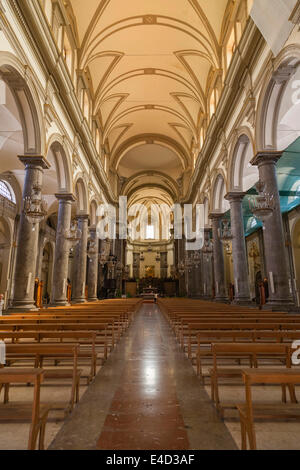 Intérieur de l'église San Domenico, Église de Saint Dominique, Palerme, Sicile, Italie Banque D'Images