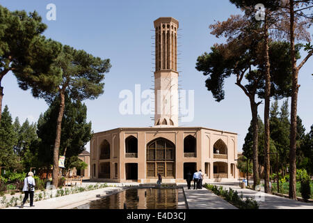 Windtower ou Badgir, Dolatabad-Garden, Yazd, Iran Banque D'Images