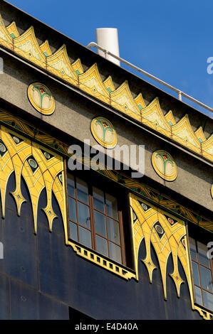 Londres, Angleterre, Royaume-Uni. Maison idéale (Raymond Hood / Gordon Jeeves : 1928-1929) sur Great Marlborough Street / Argyll Street. / Art Déco Banque D'Images