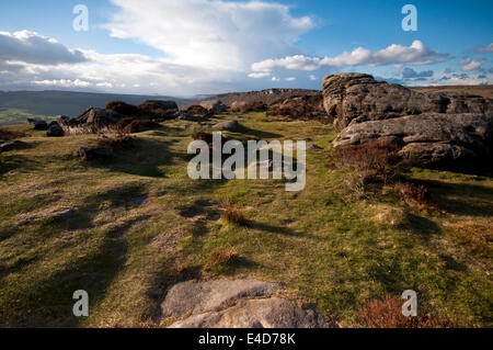 À l'égard de bord bord Kerber Buxton dans le parc national de Peak District. Banque D'Images