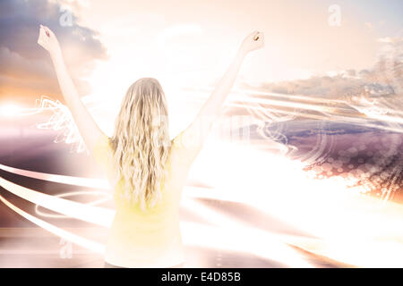 Image composite de football au Brésil tshirt Banque D'Images