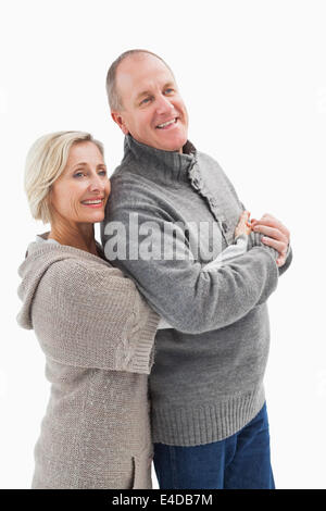 Mature Woman in winter clothes Banque D'Images