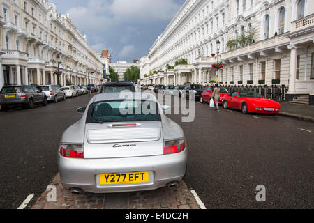 190 The Terrace, une adresse exclusive de très cher maisons dans SW7 , , Londres, Royaume-Uni. Banque D'Images