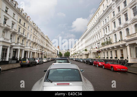 190 The Terrace, une adresse exclusive de très cher maisons dans SW7 , , Londres, Royaume-Uni. Banque D'Images