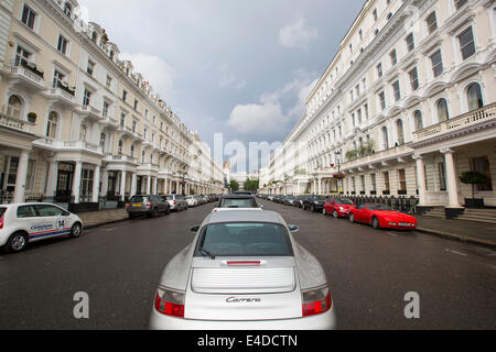 190 The Terrace, une adresse exclusive de très cher maisons dans SW7 , , Londres, Royaume-Uni. Banque D'Images