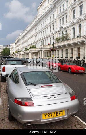 190 The Terrace, une adresse exclusive de très cher maisons dans SW7 , , Londres, Royaume-Uni. Banque D'Images