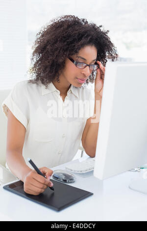 Joli travail créateur décontracté à 24 Banque D'Images