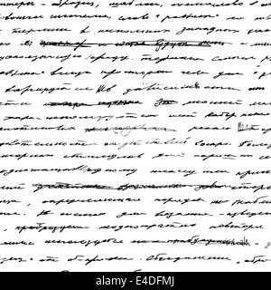 L'écriture. Arrière-plan vectoriel continu. Banque D'Images