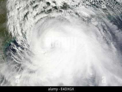 L'ouragan Ike, Golfe du Mexique, en 2008, True Color Image satellite. L'ouragan Ike Le 12 septembre 2008 sur le golfe du Mexique Banque D'Images