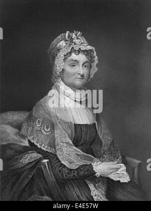 Abigail Smith Adams, 1744 - 1818, l'épouse de John Adams, le deuxième Président des États-Unis, Banque D'Images