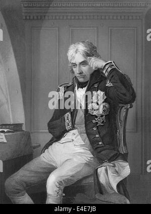 Horatio Nelson, 1er vicomte Nelson, 1er baron Nelson du Nil, duc de Bronte, 1758 - 1805, un amiral britannique, Banque D'Images