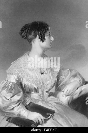 Dorothea Felicia Hemans, 1793 - 1835, un poète anglais, Banque D'Images