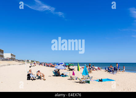 La plage à Montauk, comté de Suffolk, Long Island, NY, USA Banque D'Images