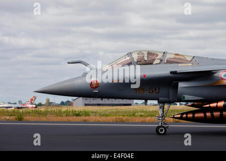 Armée de l'air jet Rafale pendant le Tiger Meet 2014, l'OTAN, Allemagne. Jagel Banque D'Images