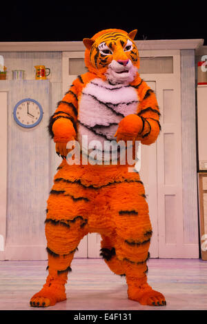 La comédie musicale "Le tigre qui est arrivé au plateau' renvoie à la Lyric Theatre dans le West End de Londres. Banque D'Images