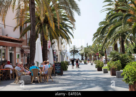 Santa Eulària des Riu town à Ibiza - Espagne Banque D'Images