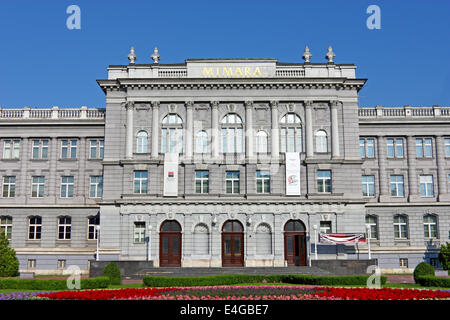 Mimara museum est un musée d'art dans la ville de Zagreb. Le musée abrite la collection de Wiltrud et ante Topic Mimara Banque D'Images