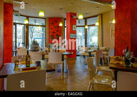 Restaurant SELVA DELLE TORRI à San Gimignano, Toscane, Italie Banque D'Images