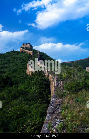 La Grande Muraille de Chine à Beijing Banque D'Images