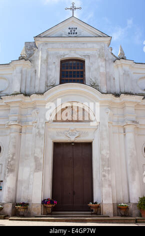 San Michele (Saint Michel) Église, Capri, Capri, Italie. Banque D'Images