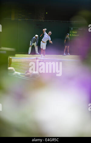 Les Championnats de tennis de Wimbledon Wimbledon 2014 Le All England Lawn Tennis Club Wimbledon & Crocquet Jour 3 Mercredi 25/06/ Banque D'Images