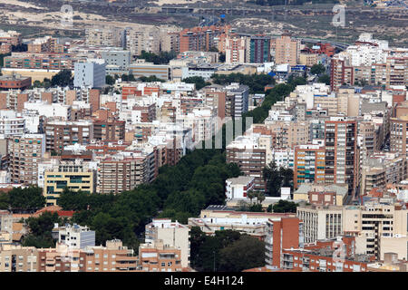 Ville de Carthagène, province de Murcie, Espagne Banque D'Images