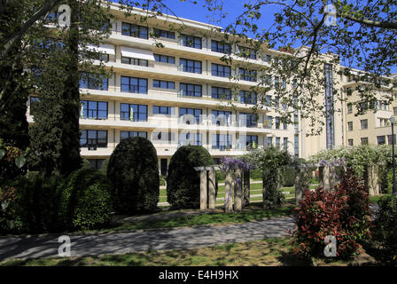 Le vieux St . Résidence de l'Hôpital Charles, Montpellier, Languedoc Roussillon, France Banque D'Images