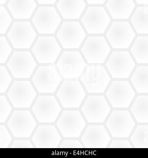 Honeycomb transparente motif gris clair - square polygonale. texture géométrique Noir et blanc graphique simple contexte moderne Banque D'Images