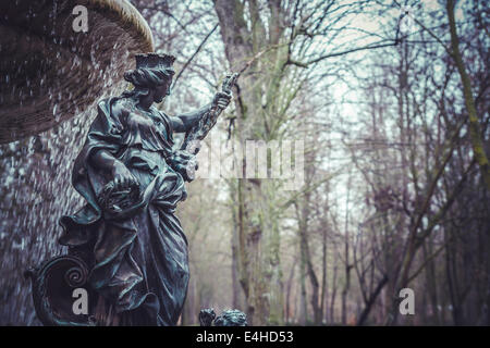 Reine, fontaines ornementales du Palais d'Aranjuez, Madrid, Espagne.Site du patrimoine mondial par l'UNESCO en 2001 Banque D'Images